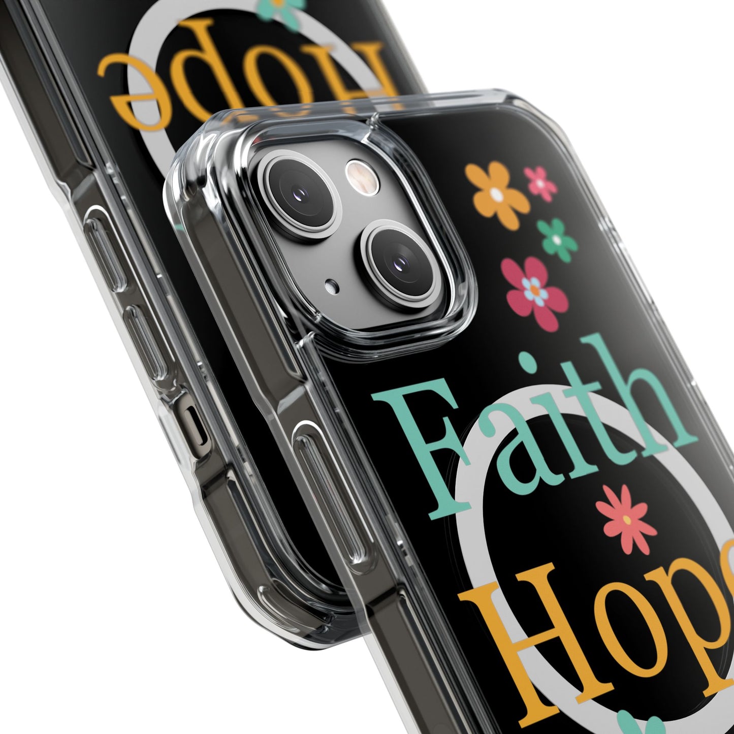 Faith, Hope, Love Magnetic Clear Impact iPhone Case