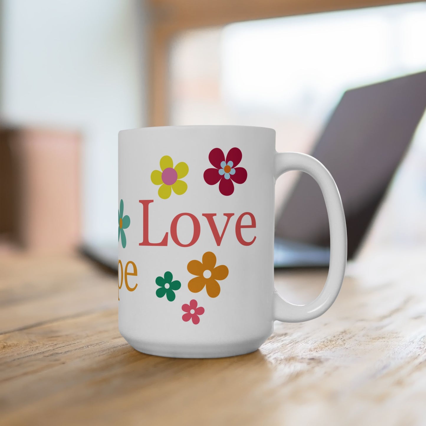 Hope, Faith, Love Ceramic Mug (11oz, 15oz)