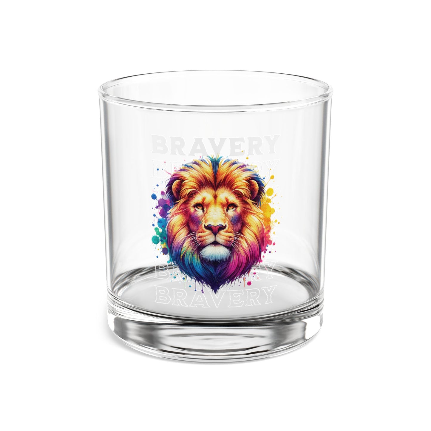 Bravery Rocks Glass, 10oz