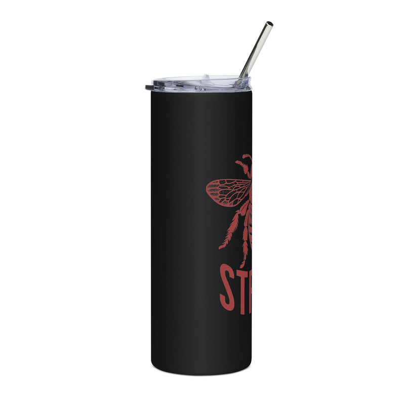 Bee Strong Stainless-Steel Tumbler, 20oz