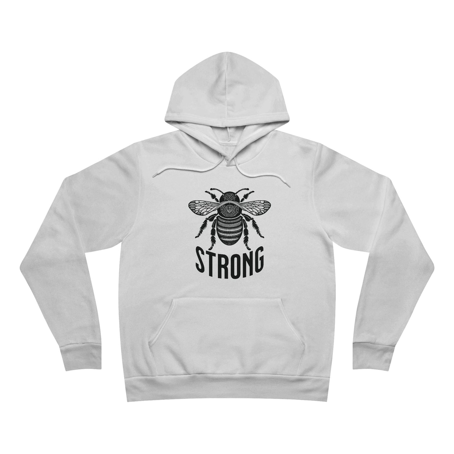 Bee Strong Unisex Sponge Fleece Pullover Hoodie