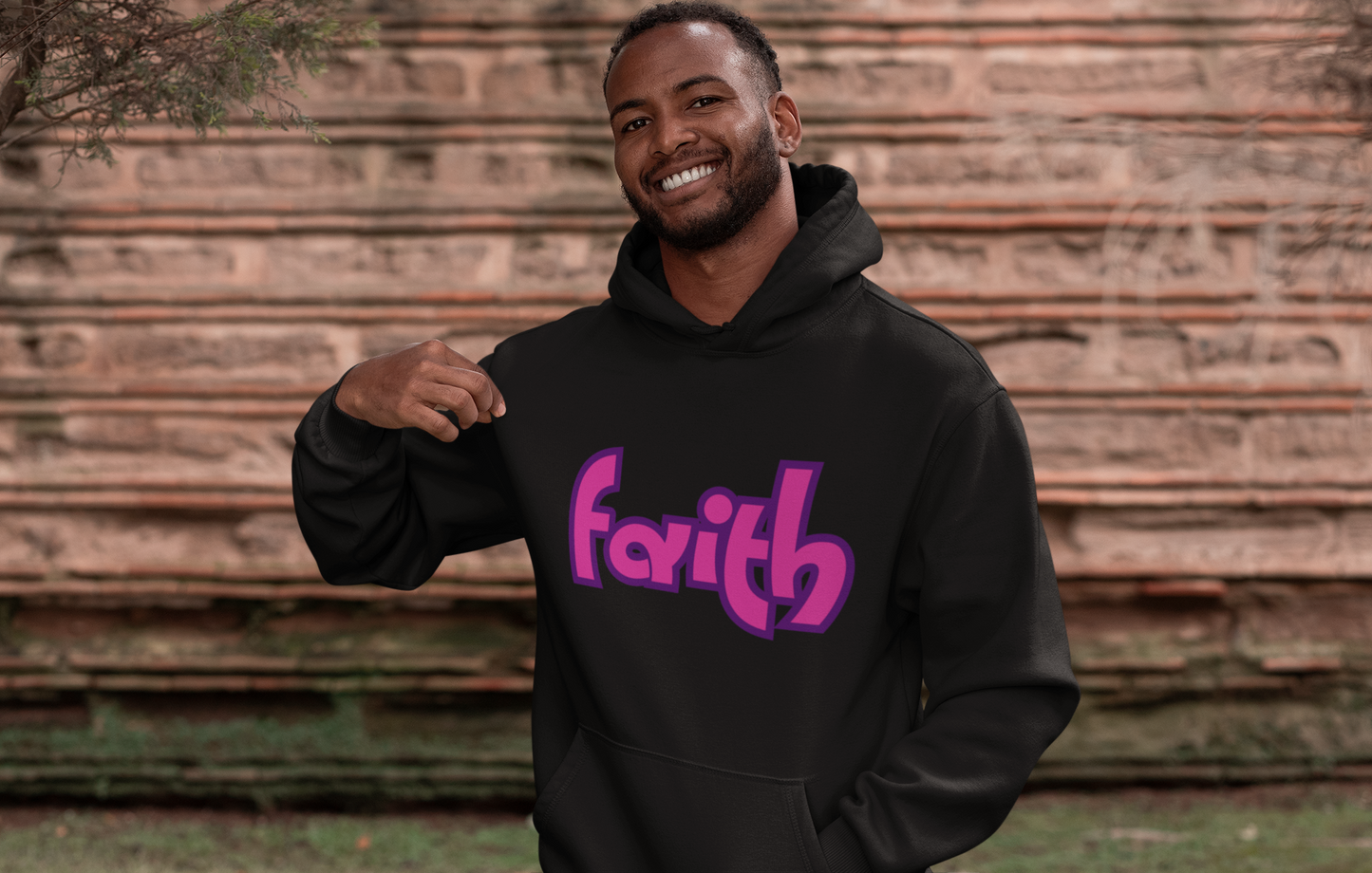 Faith Unisex Hooded Sweatshirt