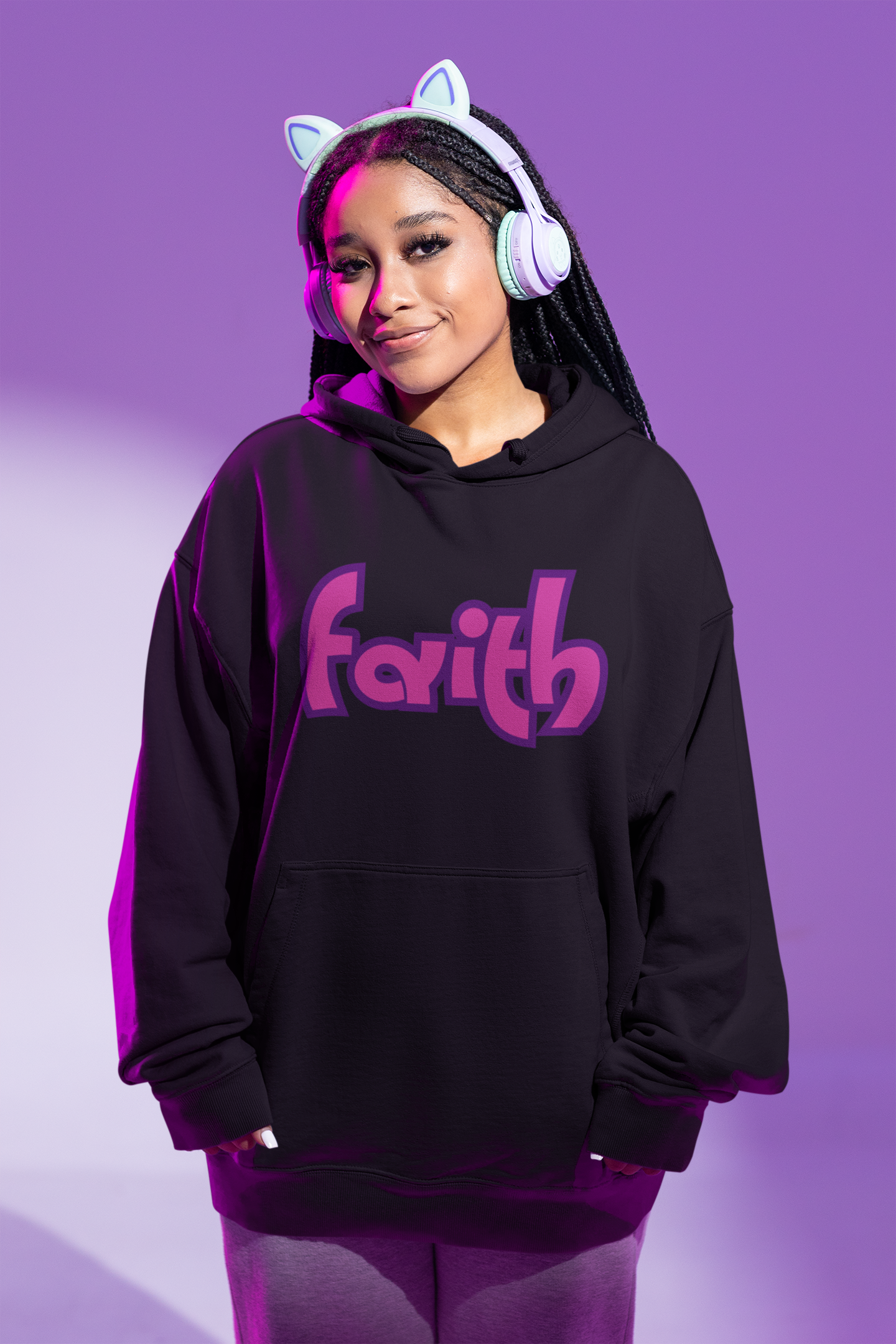 Faith Unisex Hooded Sweatshirt