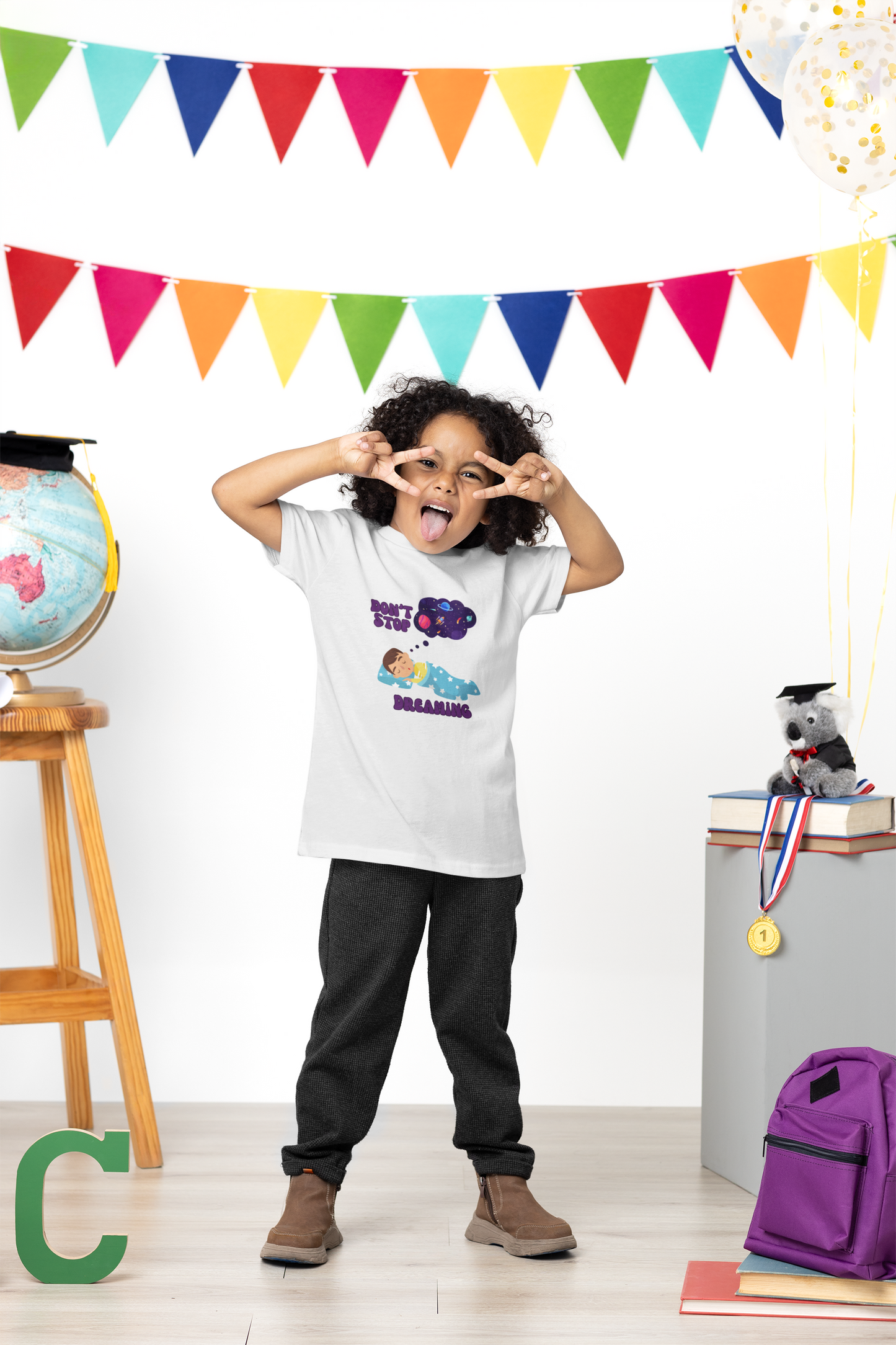 Don't Stop Dreaming Boys T-Shirt