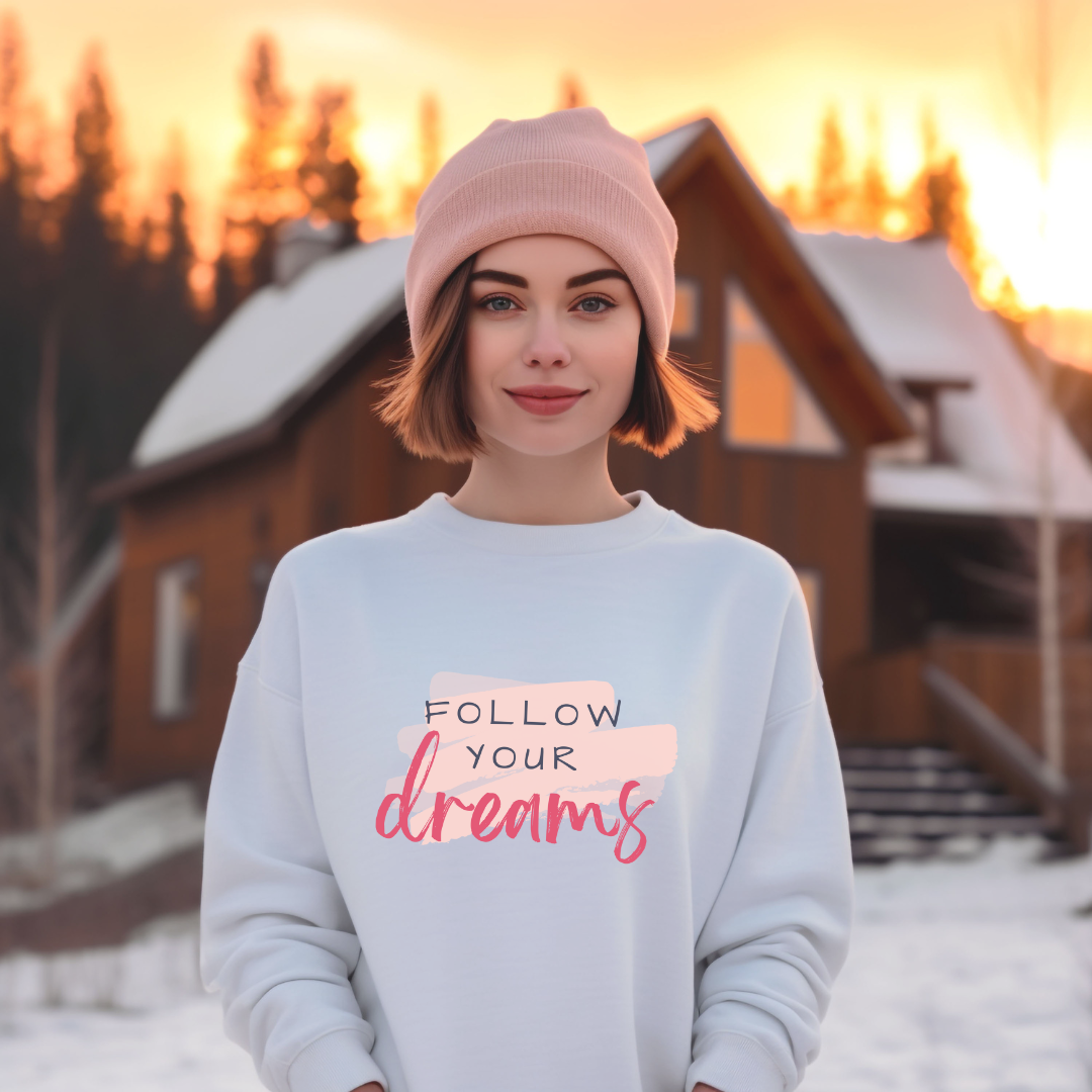 Follow Your Dreams Heavy Blend™ Crewneck Sweatshirt