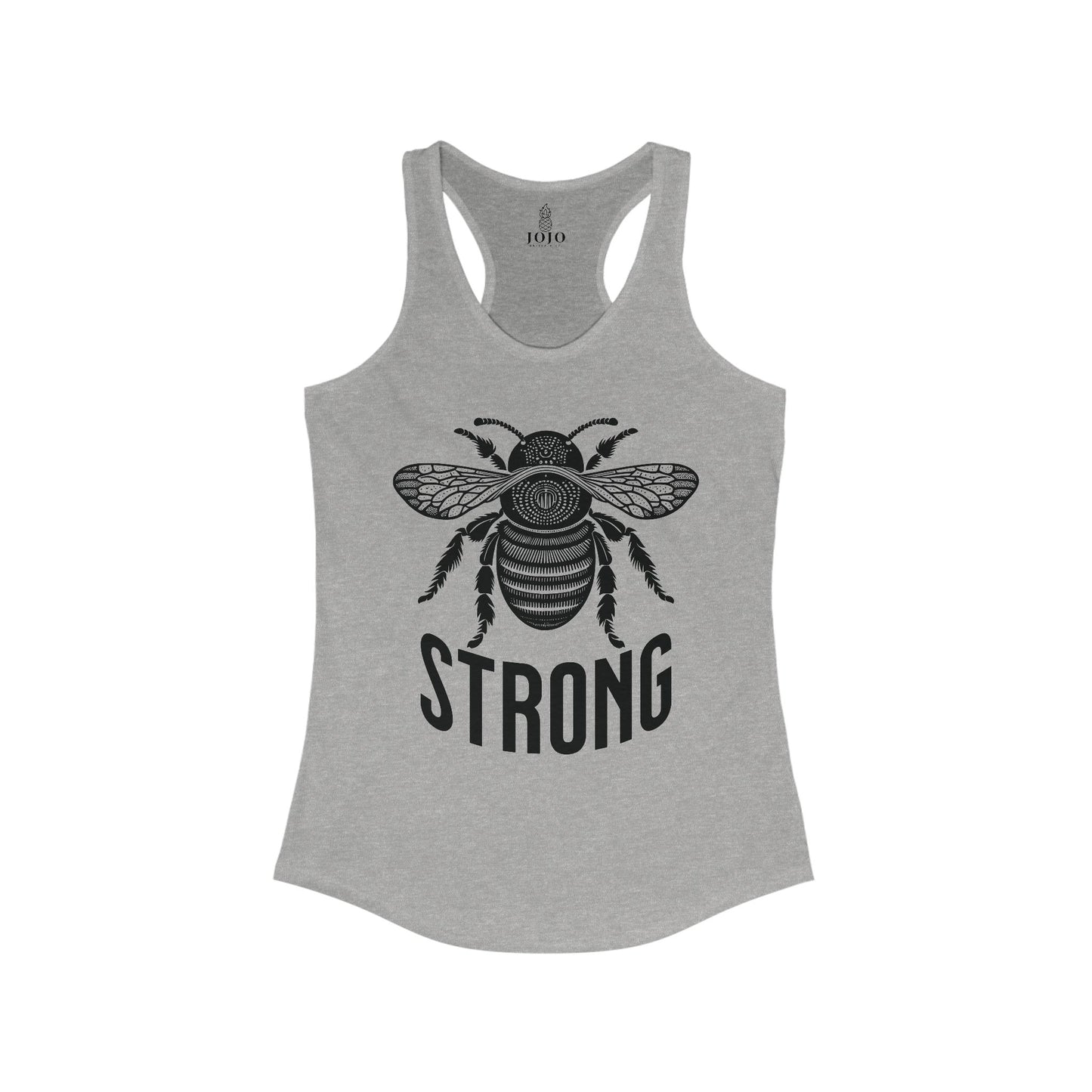 Bee Strong Women's Racerback Tank Top,