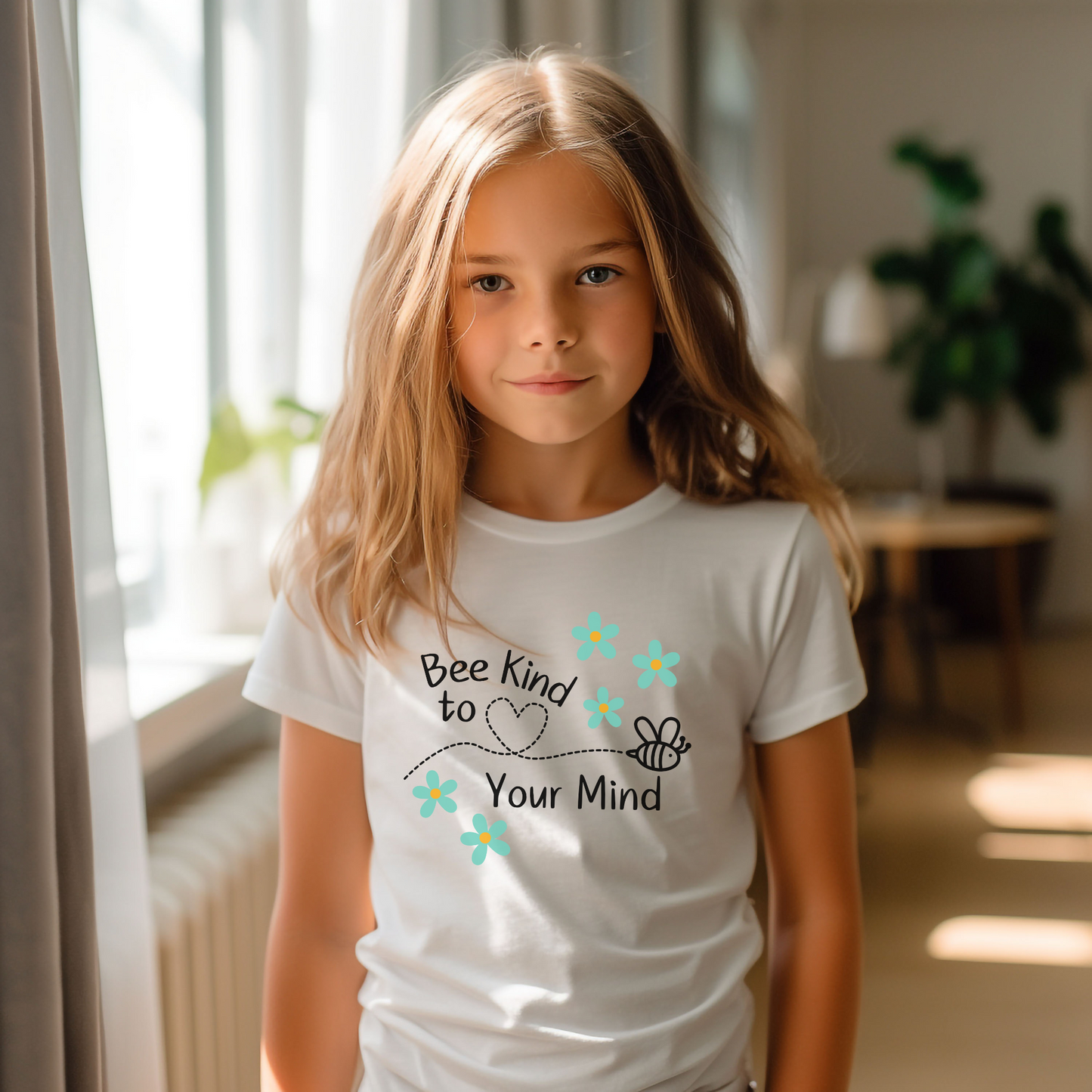 Bee Kind to Your Mind Kids Heavy Cotton Tee