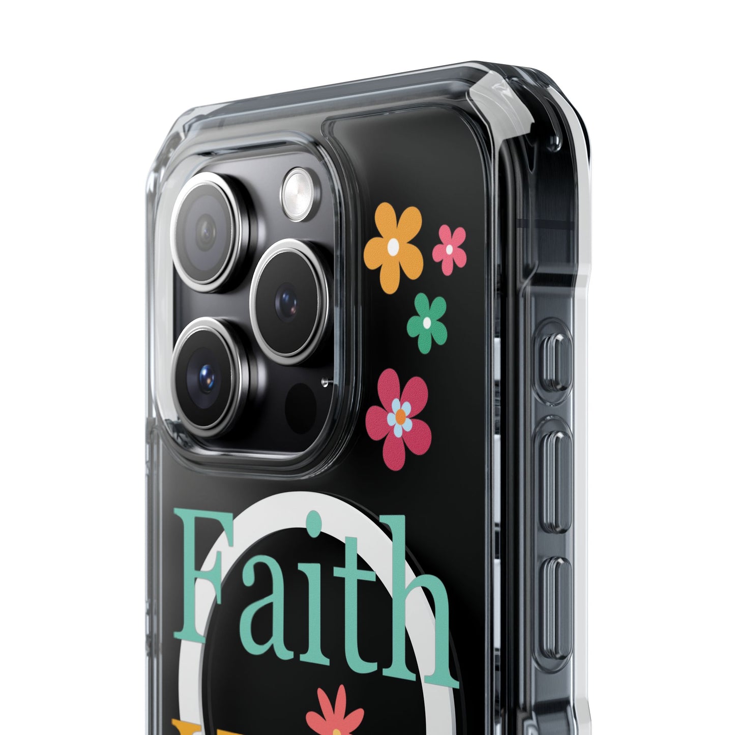 Faith, Hope, Love Magnetic Clear Impact iPhone Case