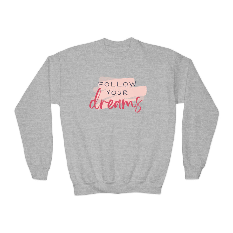 Follow Your Dreams Youth Crewneck Sweatshirt