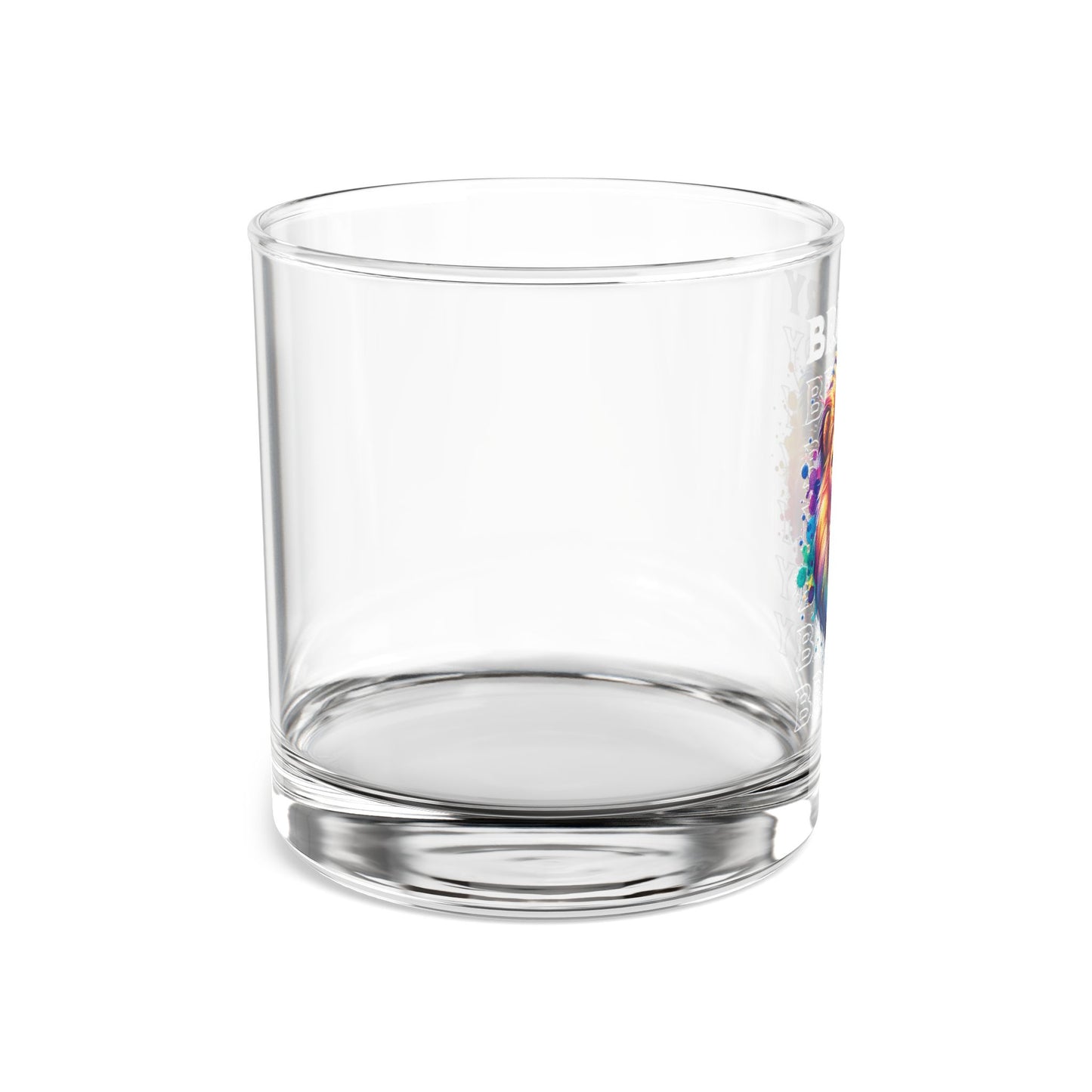 Bravery Rocks Glass, 10oz