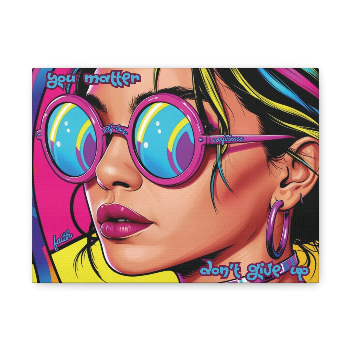 You Matter, Don't Give Up Matte Canvas, Stretched, 1.25"