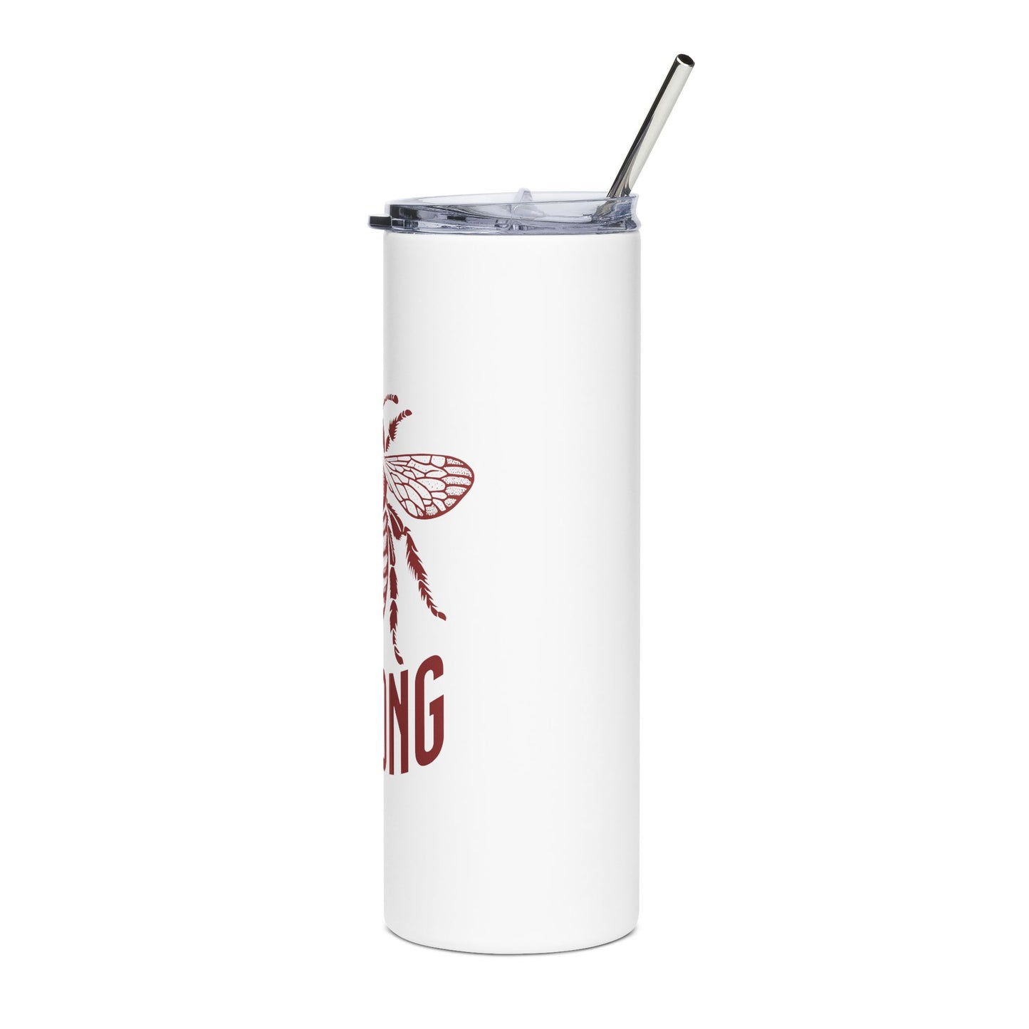 Bee Strong Stainless-Steel Tumbler, 20oz