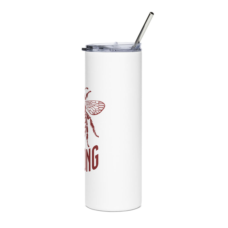 Bee Strong Stainless-Steel Tumbler, 20oz