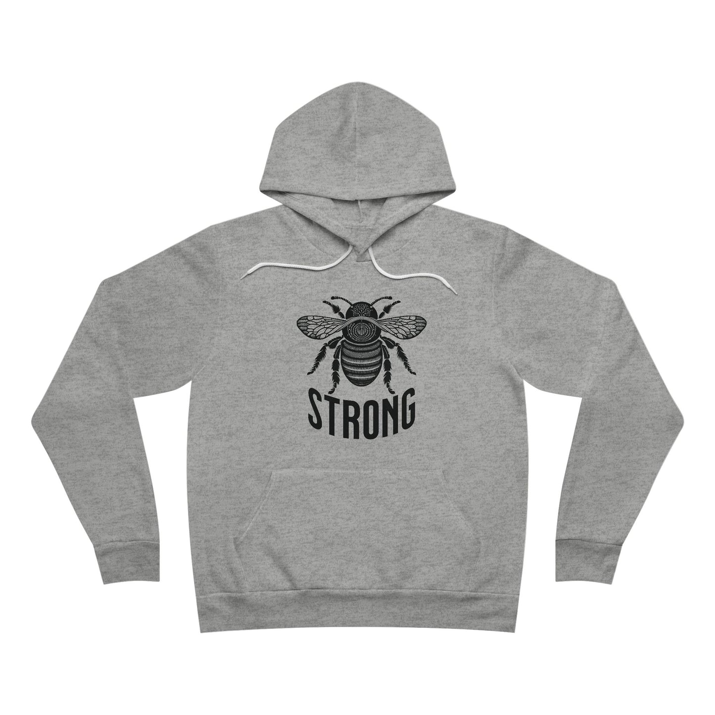 Bee Strong Unisex Sponge Fleece Pullover Hoodie