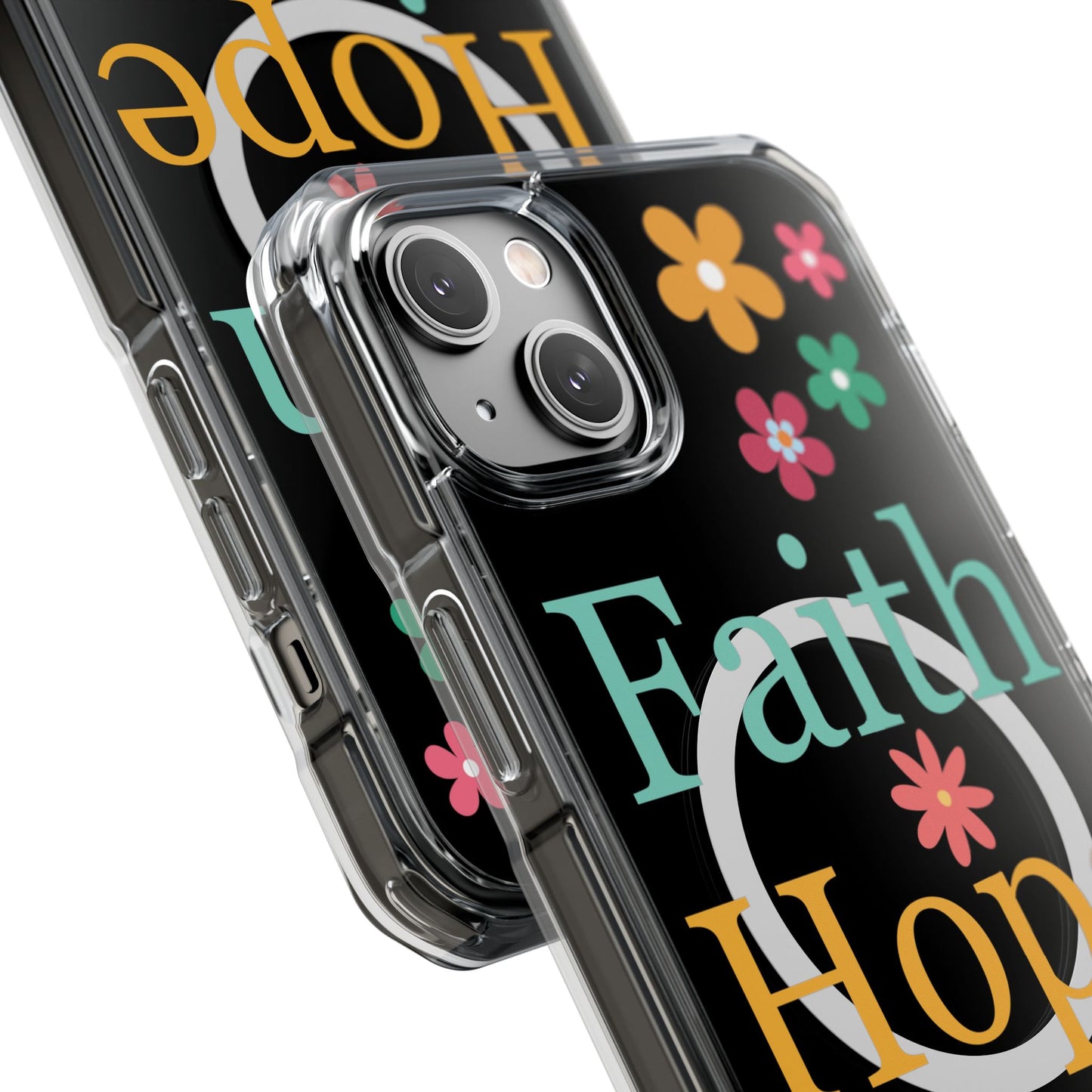 Faith, Hope, Love Magnetic Clear Impact iPhone Case