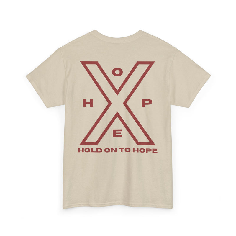Hold On To Hope Men Heavy Cotton T-Shirt