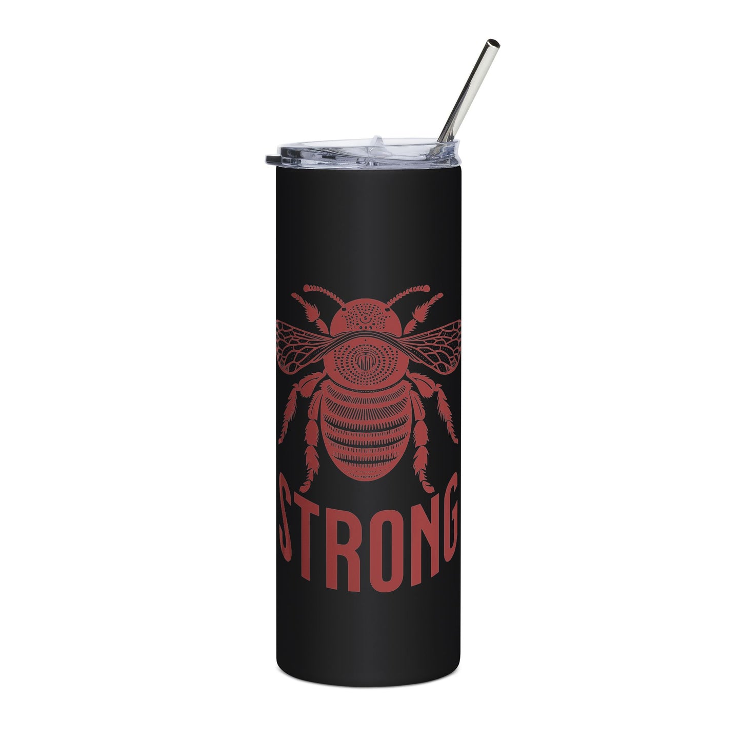 Bee Strong Stainless-Steel Tumbler, 20oz