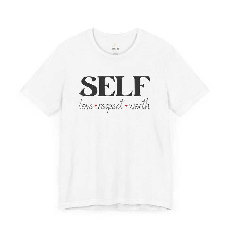 Self-Love, Respect, Worth Jersey Unisex T-Shirt