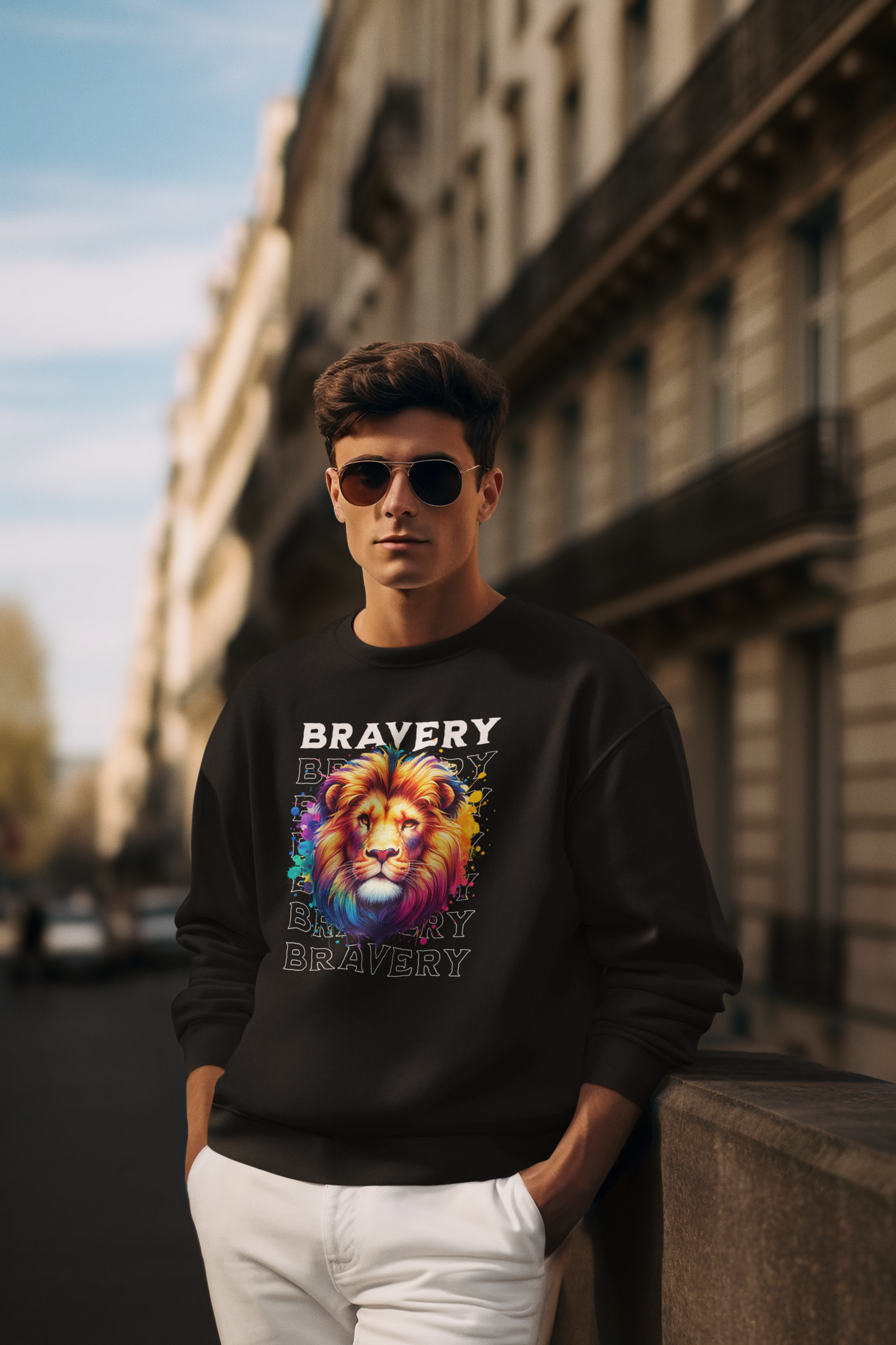 Lion's Bravery Heavy Blend™ Crewneck Sweatshirt