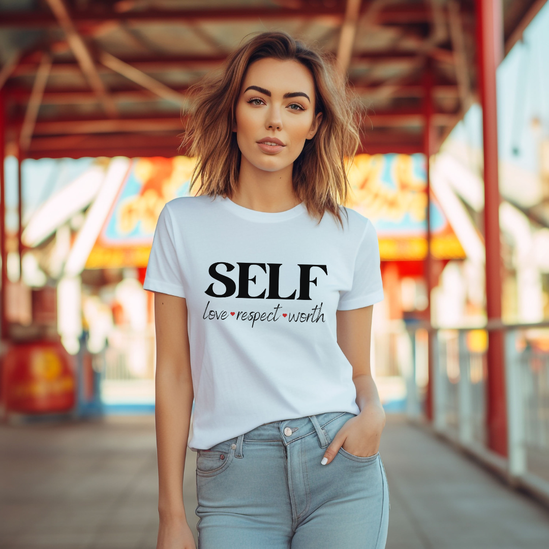 Self-Love, Respect, Worth Jersey Unisex T-Shirt