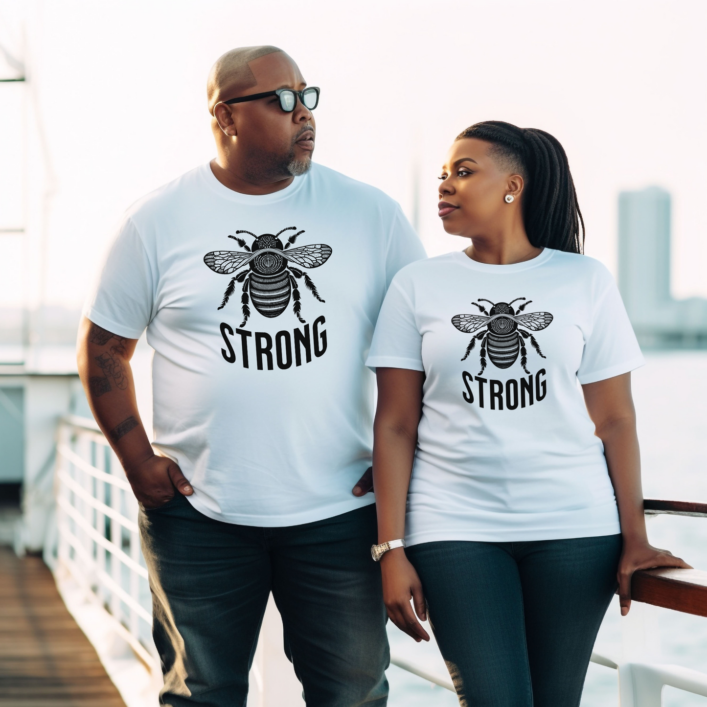 Bee Strong Unisex Jersey Short Sleeve Tee