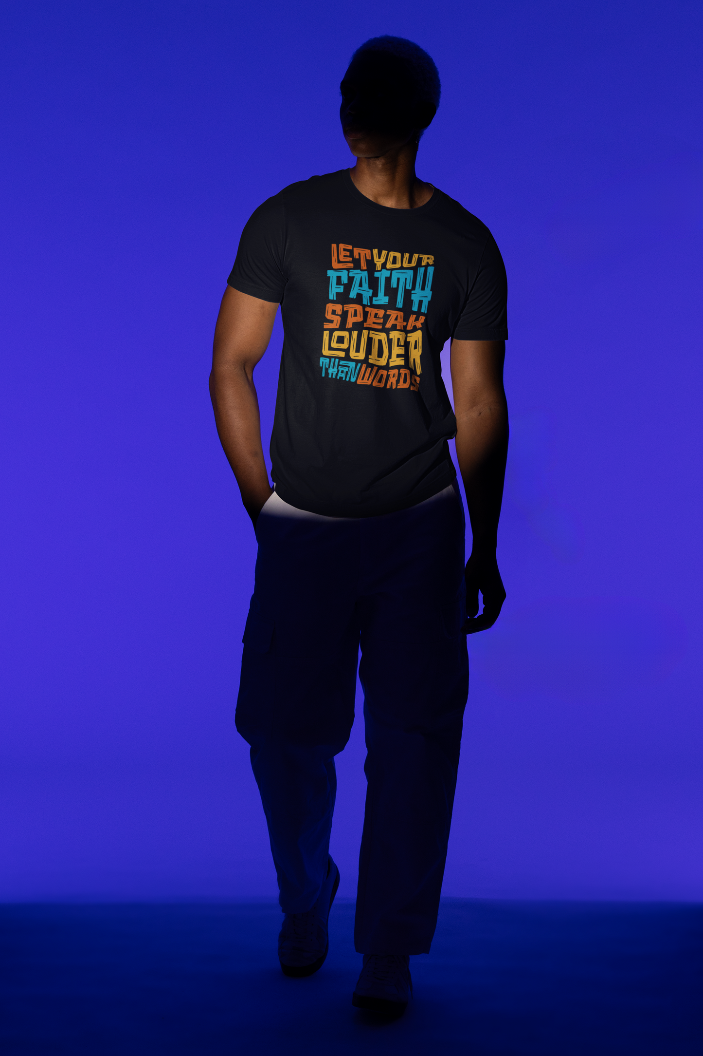 Men’s Black Faith Graphic T-Shirt